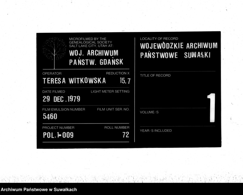 Obraz 2 z jednostki "[Duplikat akt urodzonych, zaślubionych i zmarłych]"