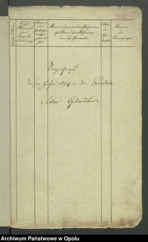 image.from.unit.number "Die Kirchenbücher Duplicate von Sakrau für Jahre 1849 bis 1874"