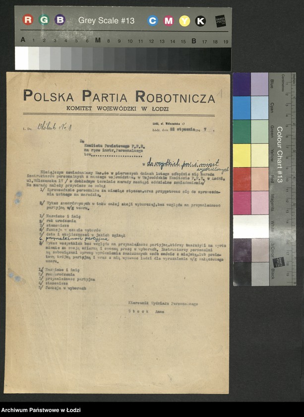 Obraz 2 z jednostki "[Pisma okólne, zawiadomienia Wydziału]"