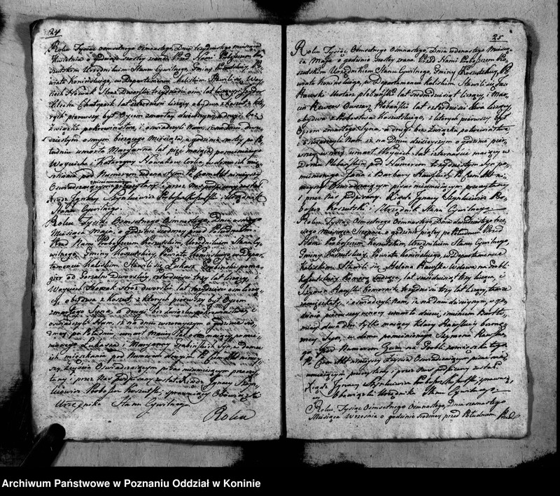 Obraz 15 z jednostki "Akta urodzeń, małżeństw i zejścia"