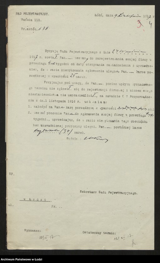 Obraz 6 z jednostki "Icek Borensztajn- handel skór"