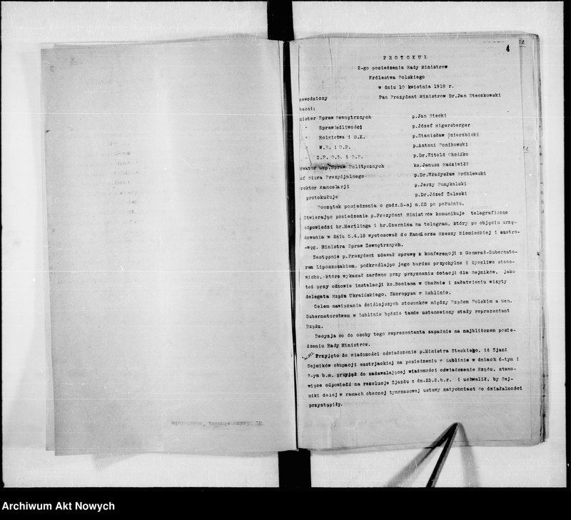 image.from.unit.number "Posiedzenia Rady Ministrów Królestwa Polskiego. Protokoły z załącznikami. 4.04.1918 r. - 30.06.1918 r. T. 2"