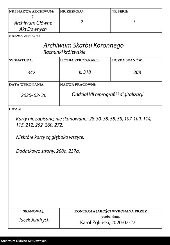 Obraz 1 z jednostki "Rachunki królewskie. Percepta. Distributa."