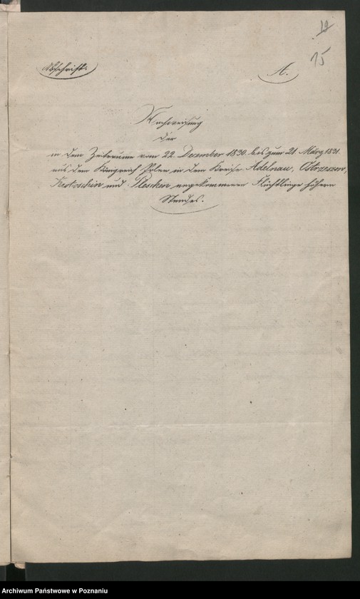 Obraz 16 z jednostki "A. betr. die Behandlung der polnischen Flüchtlinge höheren Standes"