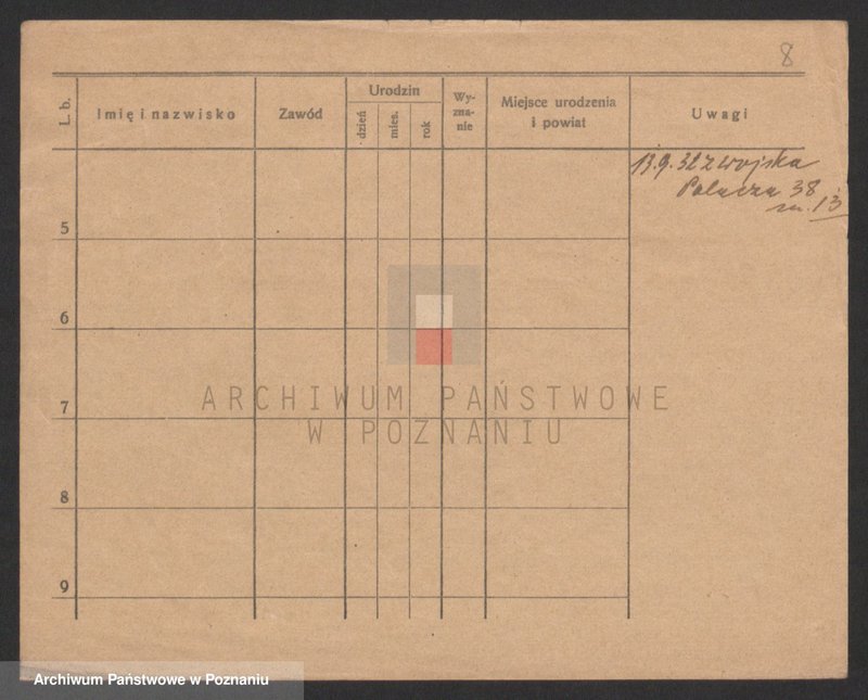 Obraz 8 z jednostki "Kaczmarek A-H (samotni mężczyźni)"