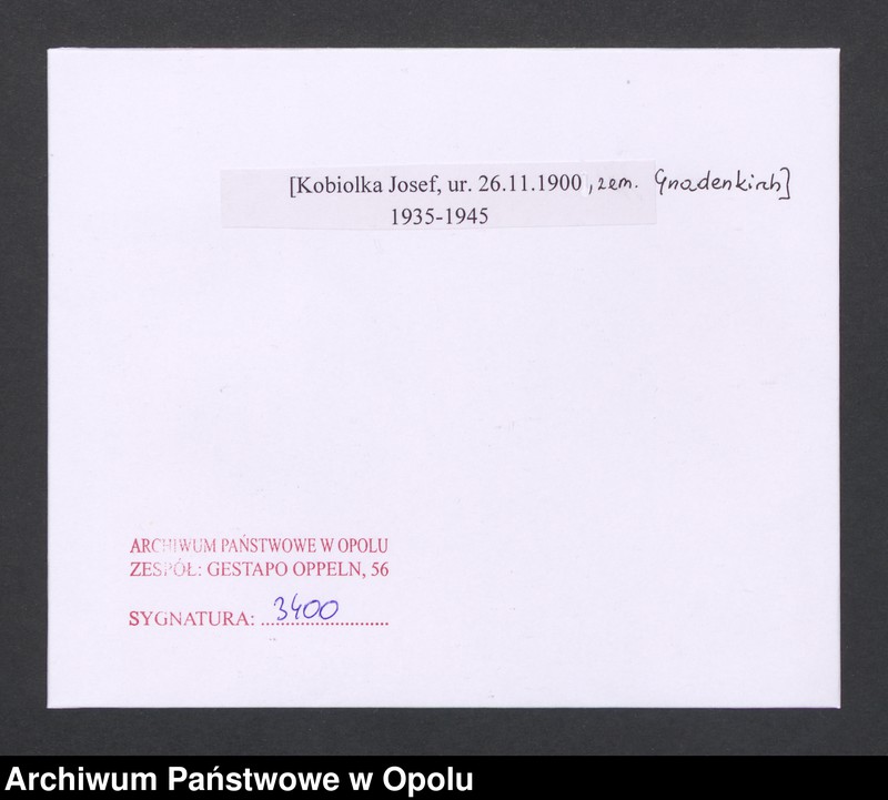 image.from.unit.number "[Kobiolka Josef, ur. 26.11.1900, zam. Gnadenkirch]"
