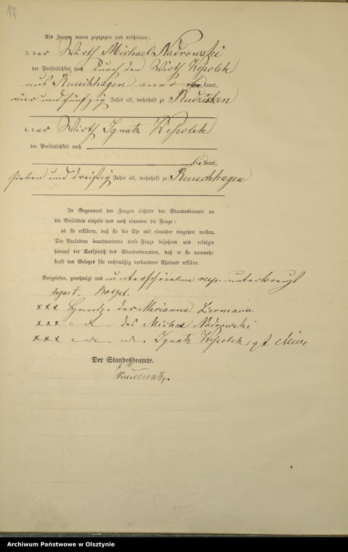 image.from.unit.number "Heiraths-Haupt-Register Nr 1 - 43"