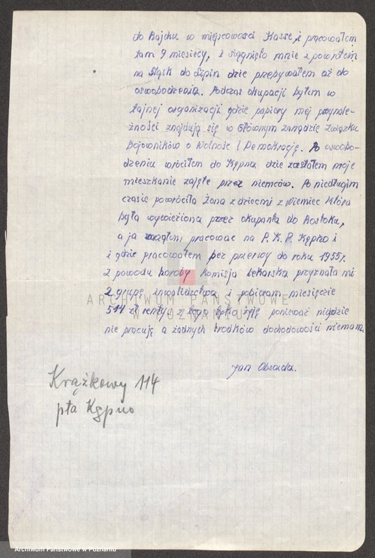 Obraz 18 z jednostki "Życiorysy powstańców wielkopolskich: O /Obsada Jan - Oźga Florian/."