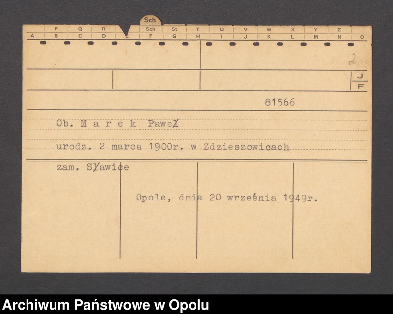 Obraz 4 z jednostki "[Krol Josef, Turawa-Marsolken]"