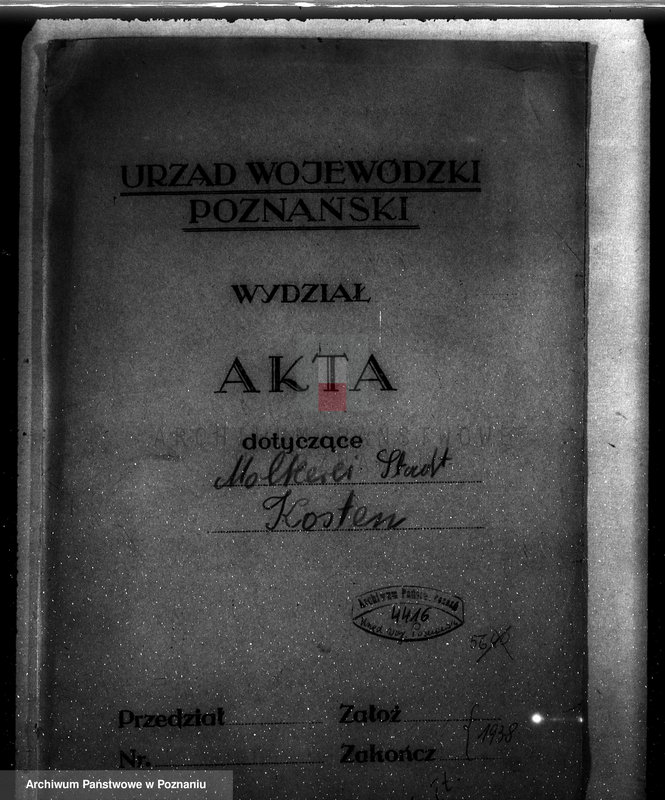 Obraz 4 z jednostki "Zatwierdzenie projektu zakładu przemysłowego / Mleczarni Spółdzielczej/ w Kościanie"