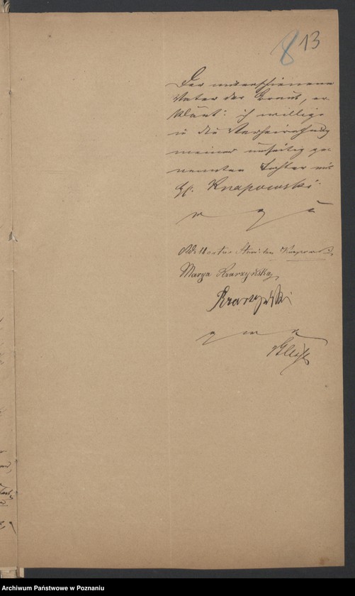 Obraz 15 z jednostki "Die von den Verlobten zum Aufgebot beigebrachten Urkunden pro 1878"