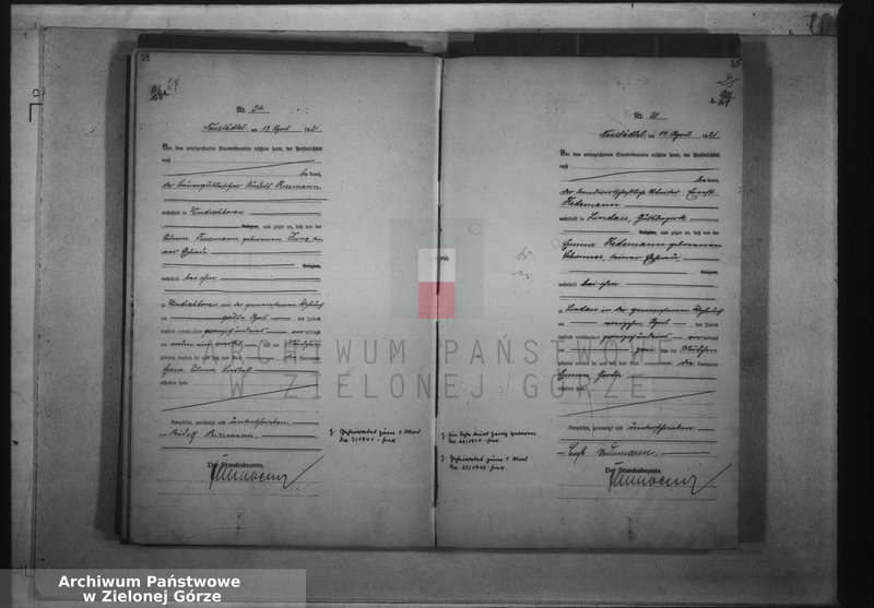 image.from.unit.number "Geburts-Haupt-Register 1921 No. 1 bis 88"