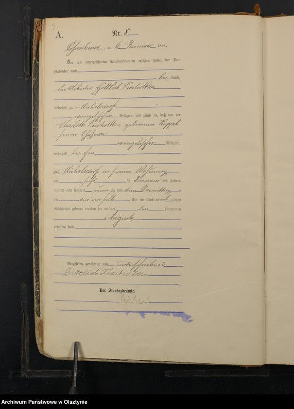 image.from.unit.number "Geburts-Haupt-Register Nr 1 - 265"