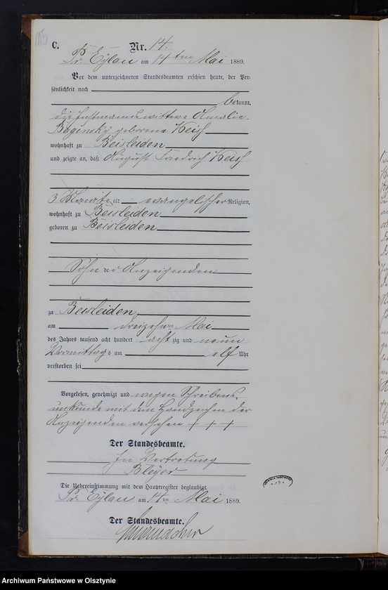 image.from.unit.number "Sterbe-Neben-Register Nr 1 - 32"