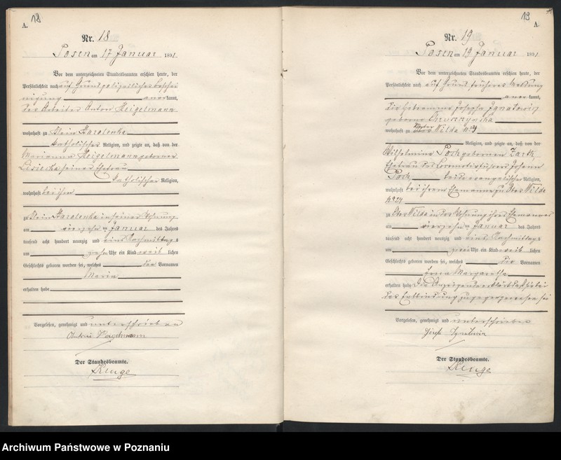 Obraz 12 z jednostki "Księga urodzeń t. I"