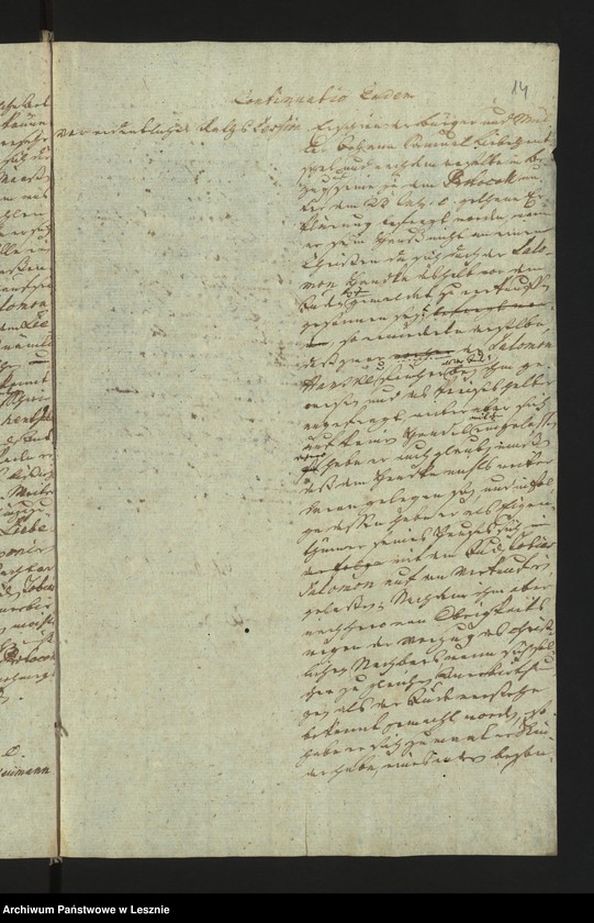 Obraz 17 z jednostki "[Akta in Sachen des Müllers Johann Samuel Liebeheutschel gegen den Schutzjuden Tobias Salomon]"