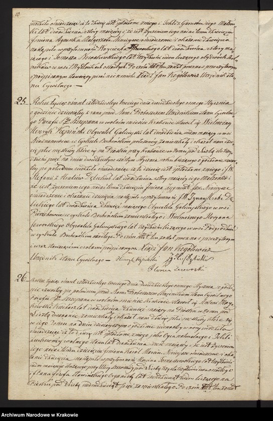 image.from.unit.number "Akta Urodzenia, Uznania i Przysposobienia Parafii S Szczepana w Krakowie na Piasku r. 1843"