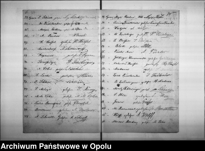 Obraz 20 z jednostki "Acta des Magistrats zu Oppeln betreffend die Ergänzungs-Wahl des Repräsentanten Collegii der Synagogen-Gemeinde Oppeln und des Vorstandes"