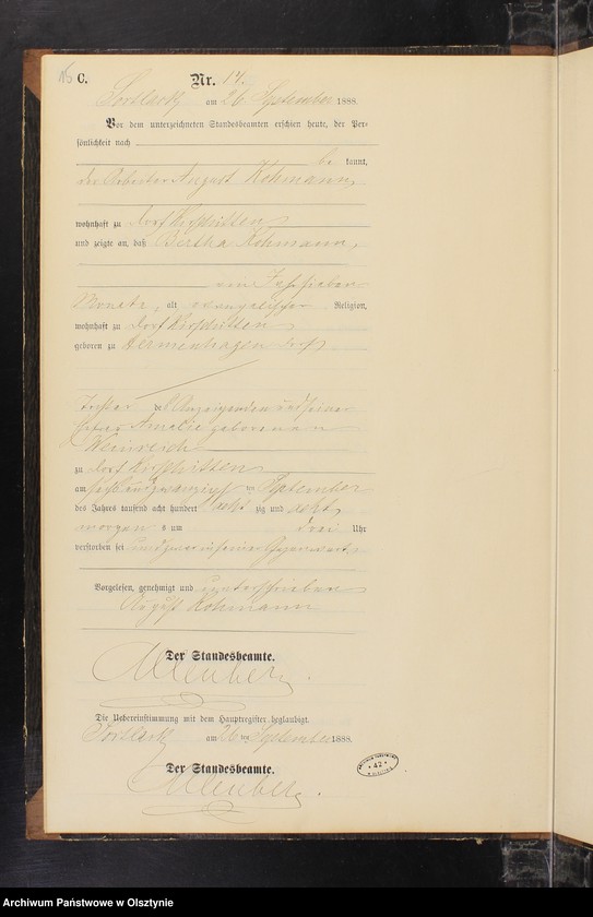 image.from.unit.number "Sterbe-Neben-Register Nr 1 - 19"