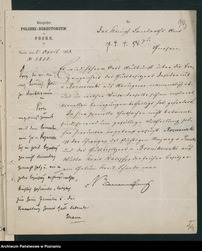 Obraz 17 z jednostki "A. betr. Josef Rowiński, Alexander Raiwitz Rożnatowski, Jesidorius von Rożnowski"