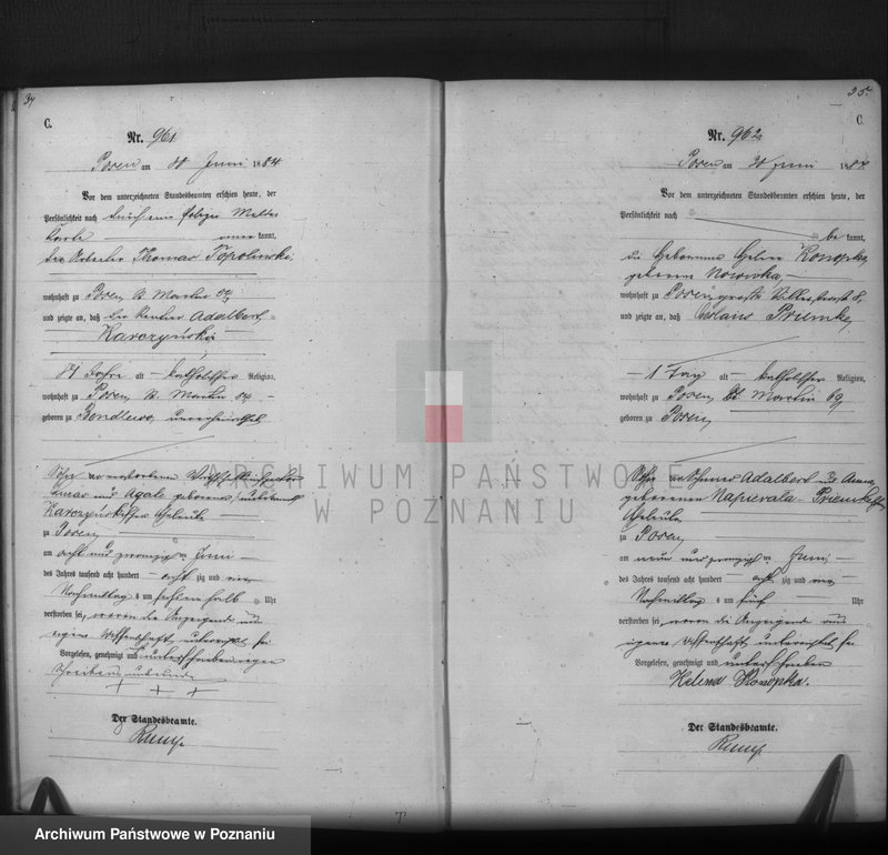 Obraz 19 z jednostki "Księga zgonów t. III"