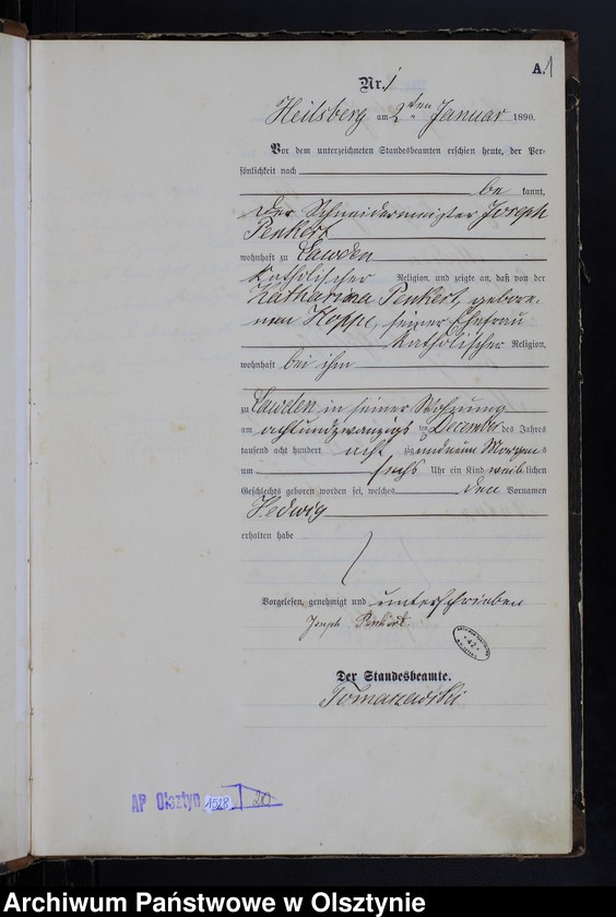 image.from.unit.number "Geburts-Haupt-Register Nr 1 - 137"