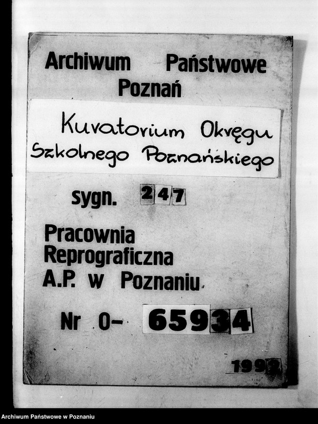 Obraz 1 z jednostki "Prywatna Szkoła Powszechna z niemieckim językiem nauczania Strzyżewo powiat Gniezno"