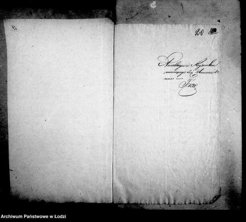 Obraz 17 z jednostki "Akta archiwum ławnika czynnego tyczące się wystawienia domu cechowego przez tkaczy w mieście Łodzi"