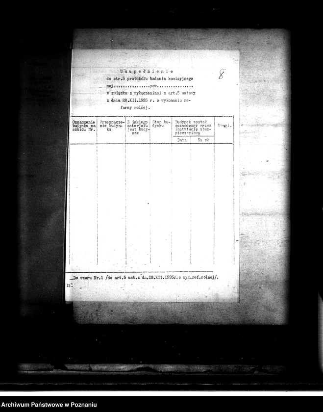 Obraz 13 z jednostki "Majątek Śródka powiatu międzychodzkiego wyłączenie z art. 4 i 5 ustawy o wykonaniu reformy rolnej"