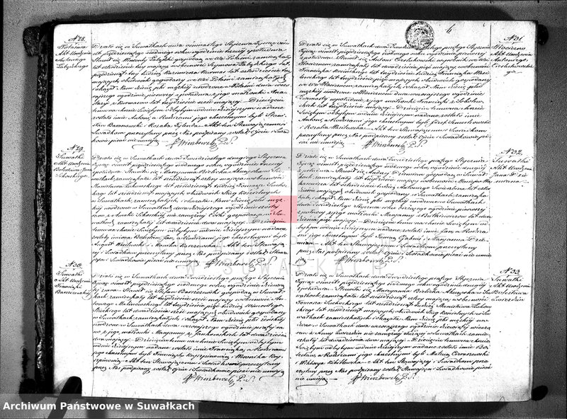 image.from.unit.number "Księga duplikat do zapisywania aktów urodzonych, zaślubionych i zmarłych parafii suwalskiej 1857 rok"