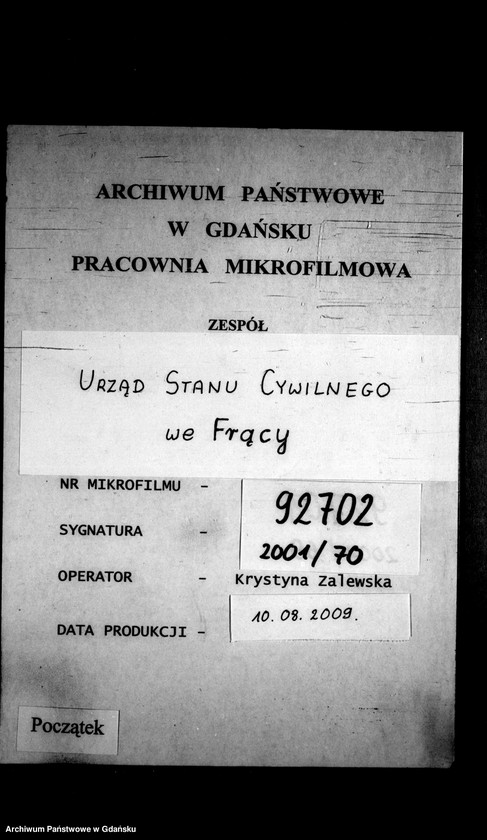 Obraz 1 z jednostki "Księga małżeństw"
