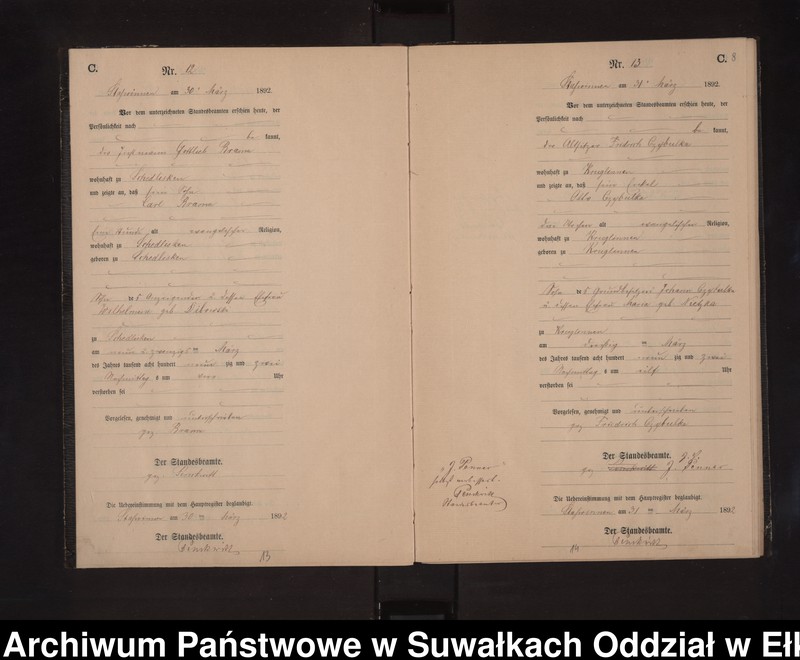 image.from.unit.number "Sterbe-Neben-Register des Preussischen Standes-Amtes Stasswinnen Kreis Loetzen"