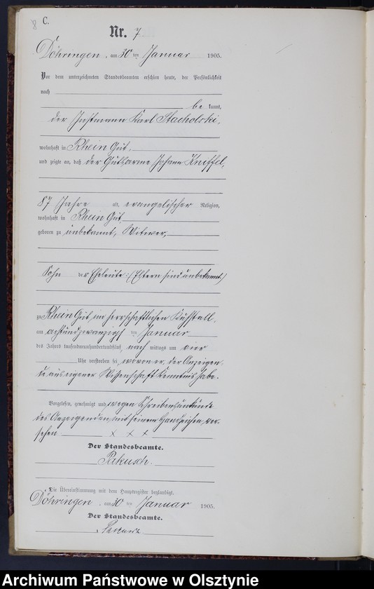 image.from.unit.number "Sterbe-Neben-Register Nr 1 - 43"