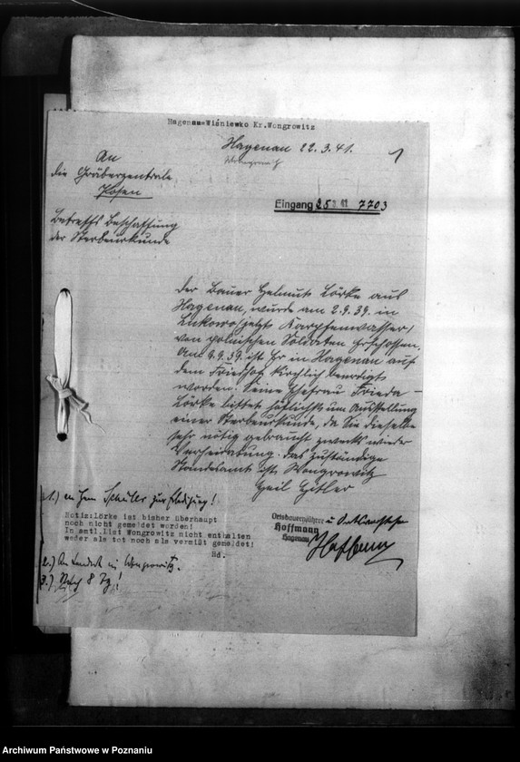 Obraz 4 z jednostki "Helmut Lörke aus Hagenan, Kreis Wongrowitz (Wągrowiec)"