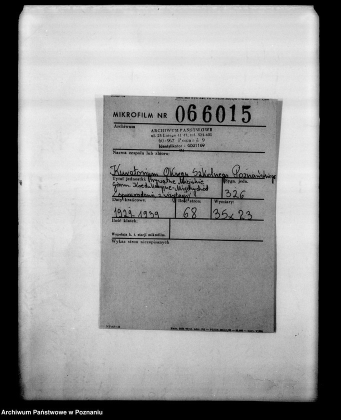 Obraz 2 z jednostki "Prywatne Miejskie Gimnazjum Koedukacyjne- Międzychód- [sprawozdania z wizytacji]"