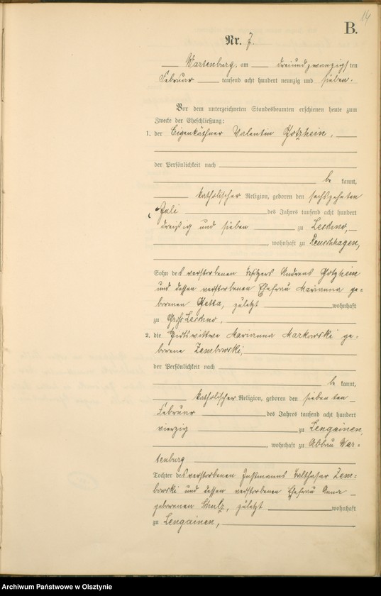 image.from.unit.number "Heiraths-Haupt-Register Nr 1 - 38"