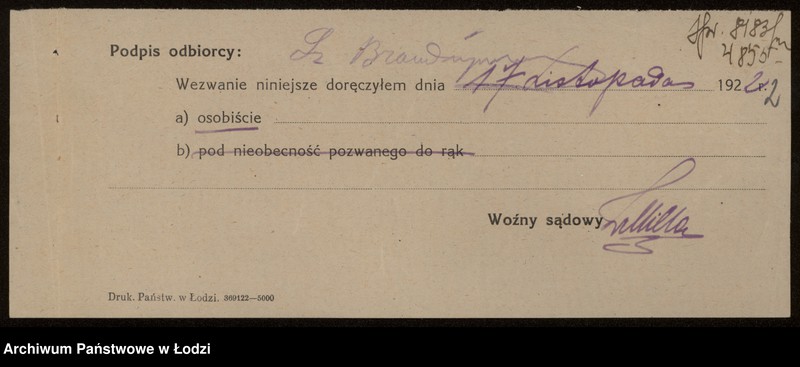 Obraz 4 z jednostki "Szulem Brandwajman- sprzedaz nici"