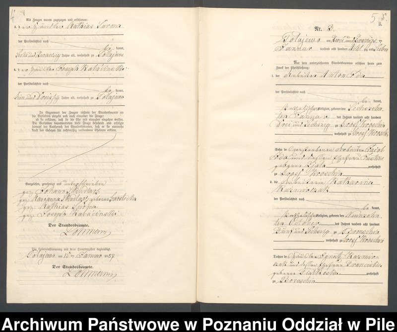 Obraz 5 z jednostki "Księga małżeństw"