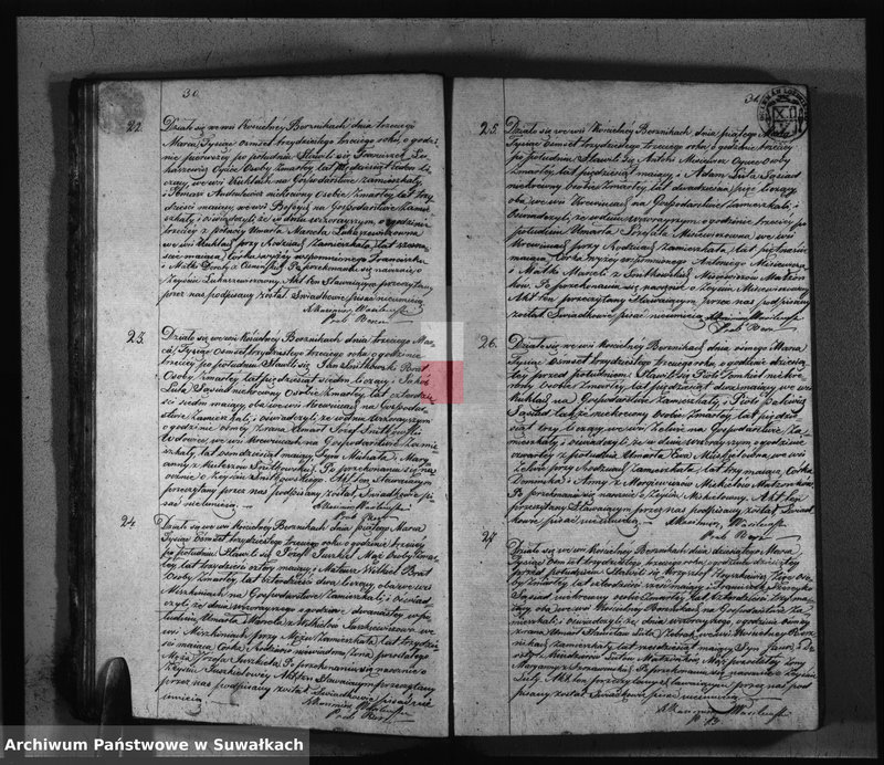 Obraz 18 z jednostki "Akta Urodzonych Gminy i Parafii Berznickiey z roku 1833"