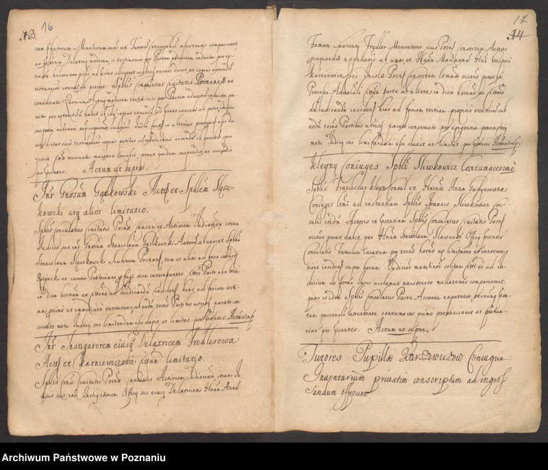 Obraz 13 z jednostki "Protocolon actorum officii consularis Posnaniensis."