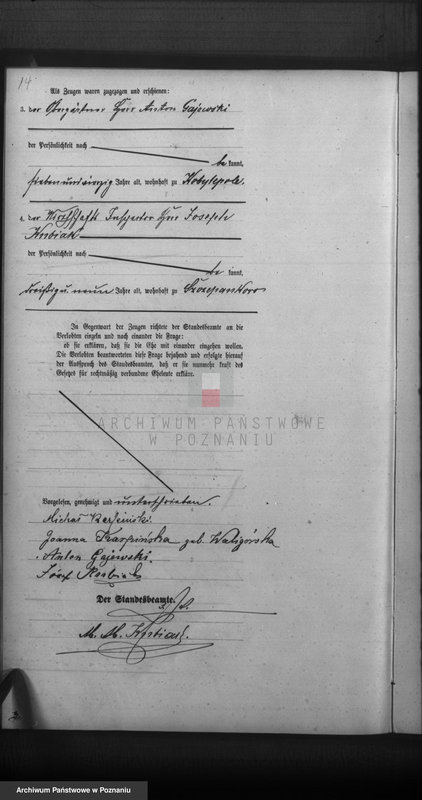 Obraz 16 z jednostki "Księga małżeństw"
