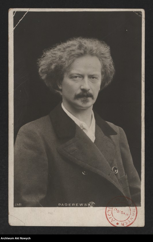 image.from.unit.number "I. J. Paderewski w latach 1892-1930. Fotografie wykonane w formacie kart pocztowych"