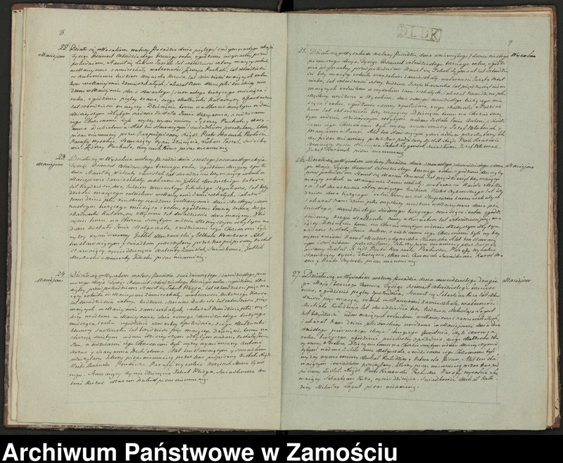 Obraz 7 z jednostki "Księga urodzeń, małżeństw i zgonów"