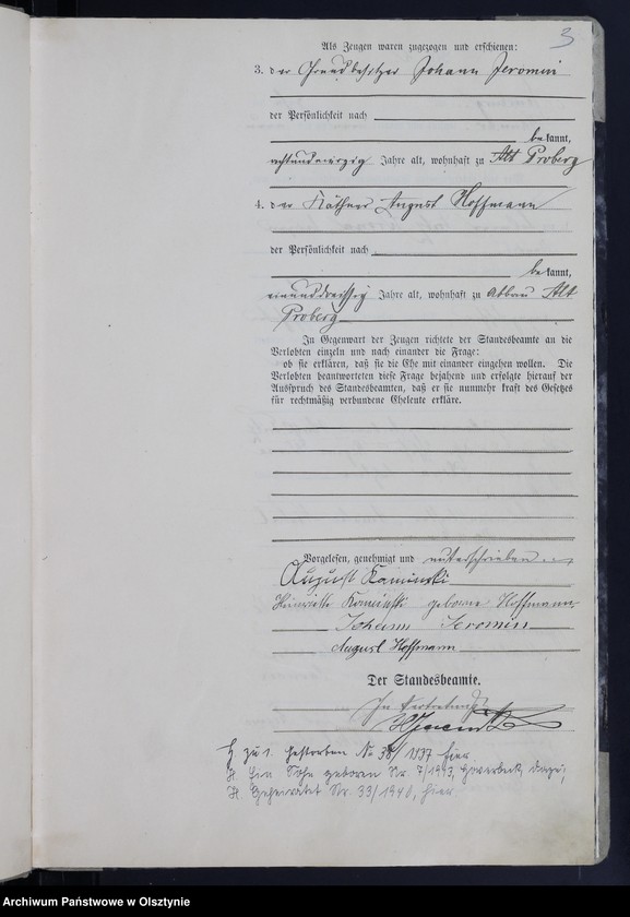 image.from.unit.number "Heiraths-Haupt-Register Nr 1 - 66"