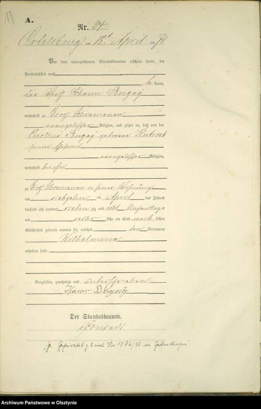 image.from.unit.number "Geburts-Haupt-Register Nr 1 - 73"