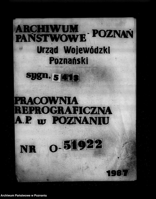 Obraz 1 z jednostki "Gospodarstwo rolne Fr. Karłowskiego maj. Podstolice powiat średzki"