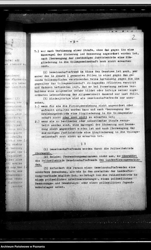 Obraz 6 z jednostki "Gesetz über die Bahandlung der Gemeinschaftsfremden"