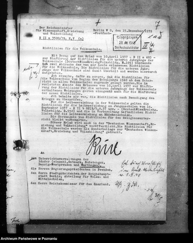 Obraz 13 z jednostki "Unterricht in den Volks- und Hauptschulen. Lehrpläne. Konfessioneller Religionsunterricht"