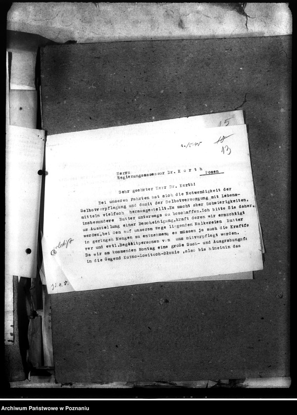 Obraz 17 z jednostki "Korespondencja w sprawie miejscowych Niemców, którzy zginęli w 1939 roku"