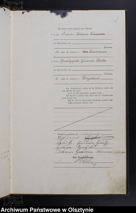 Obraz z jednostki "Heiraths-Register/Haupt-Register Nr 1 - 10,1 - 15 i 1 - 16"